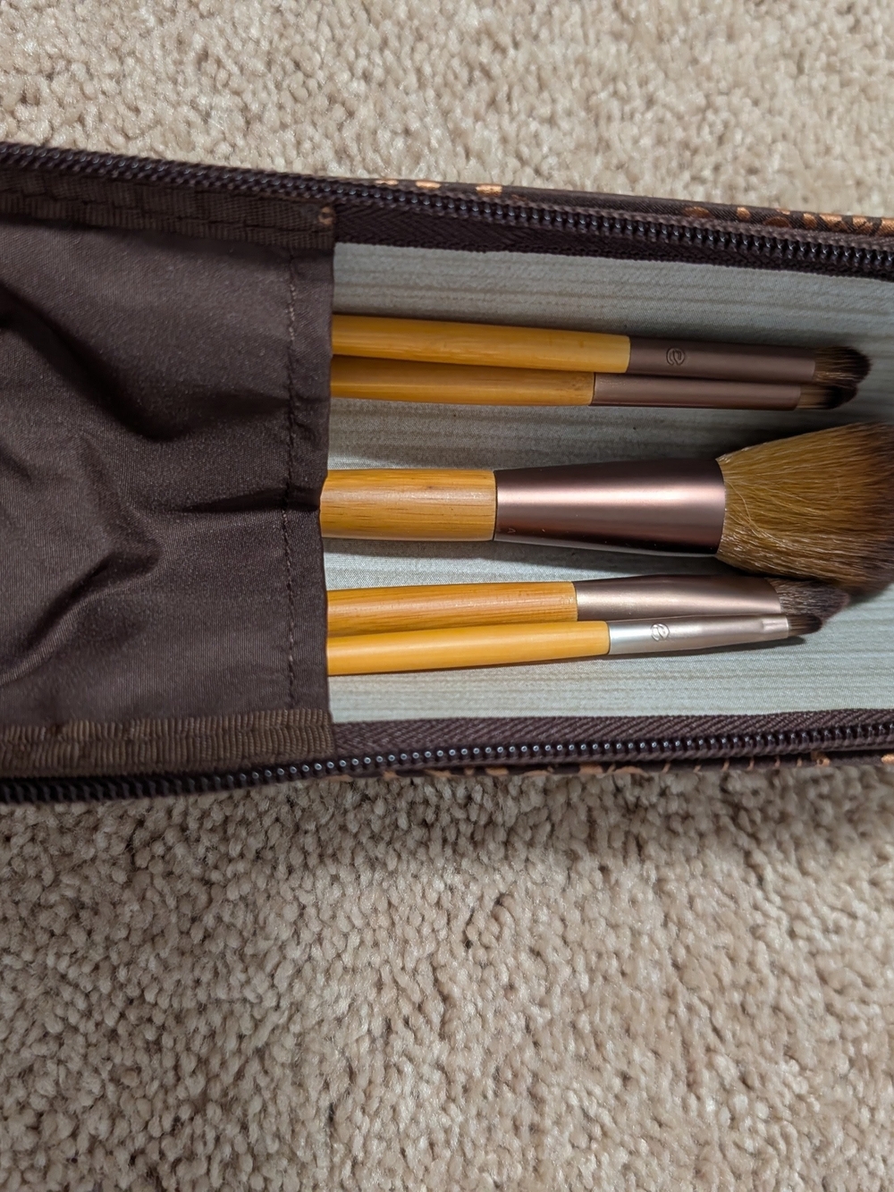 ecotools Bamboo Handle Makeup Brush Set (NWOT)